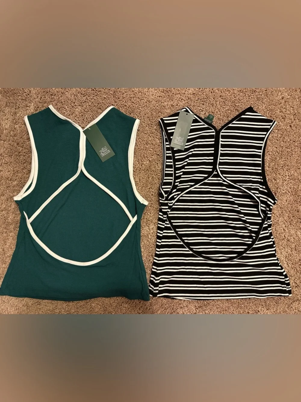 Bundle of 2 NWT Wild Fable Ribbed Tanks - Picture 2 of 5